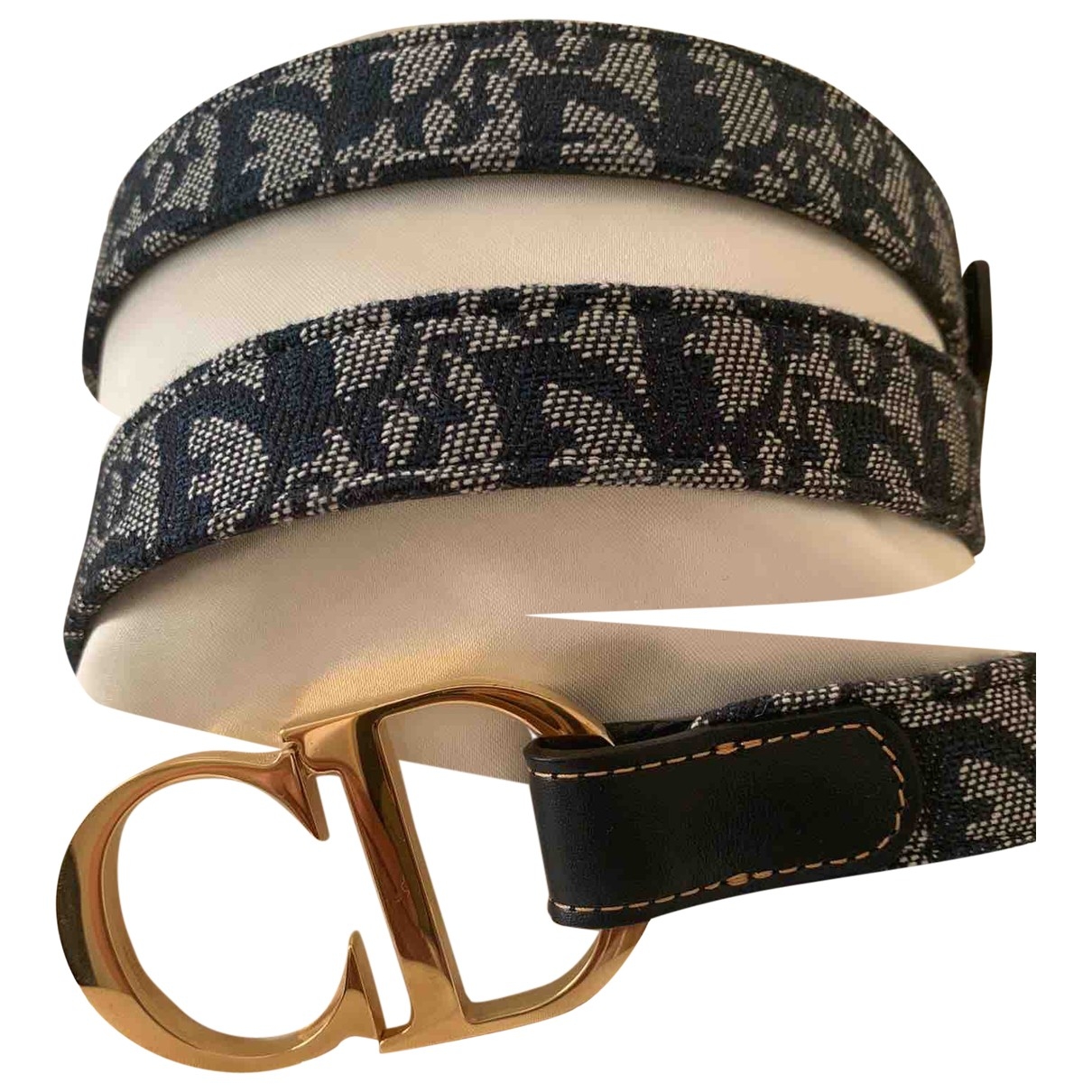 Belt Christian Dior Blue size 90 cm in 